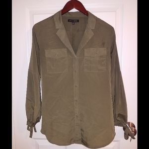 Olive Banana Republic Utility Shirt S